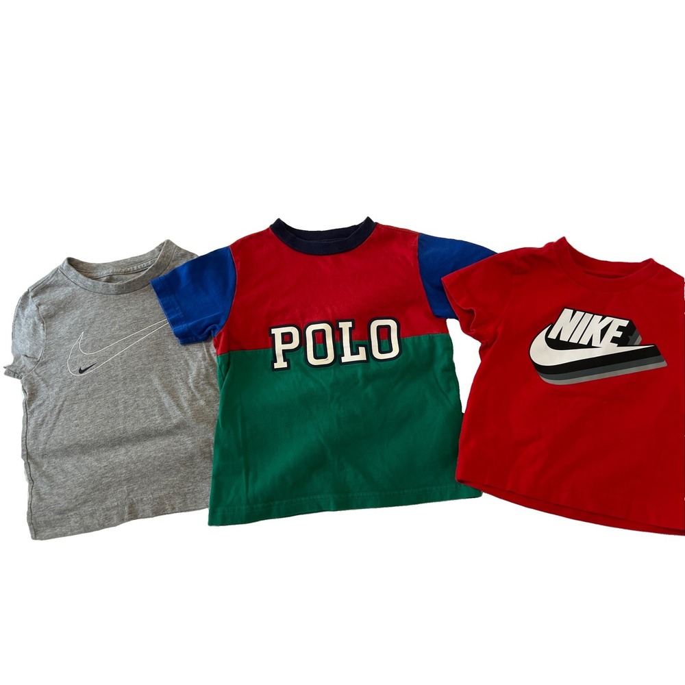 Boys 2t 3 Tee Shirt lot Polo And Nike Back To School